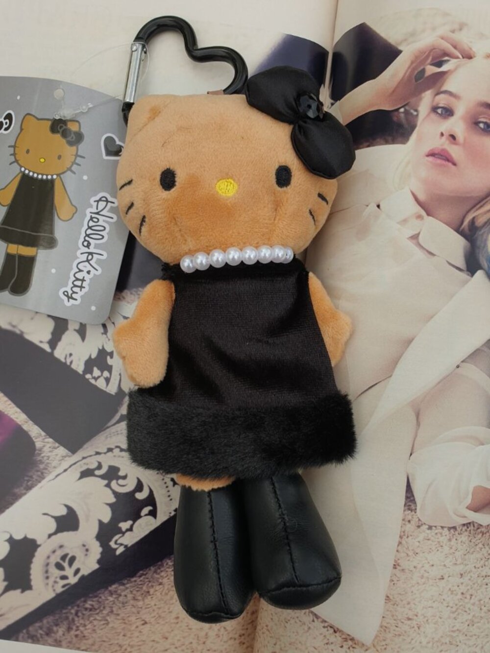 Hello Kitty Plush Fashion Key Chain Keyring Handbag Charm Women Accessory Gift